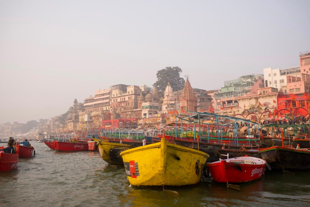 Boat ride in Varanasi at sunrise on the River Ganges
