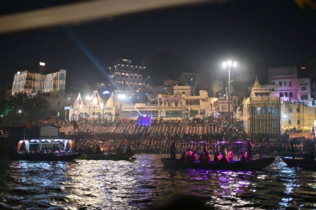 Private boat ride for Evening Ganga Aarti at Dashashwamedh Ghat, Varanasi