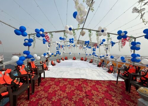 Surprise Anniversary Event Boat Decoration in Varanasi | Marriage Anniversary