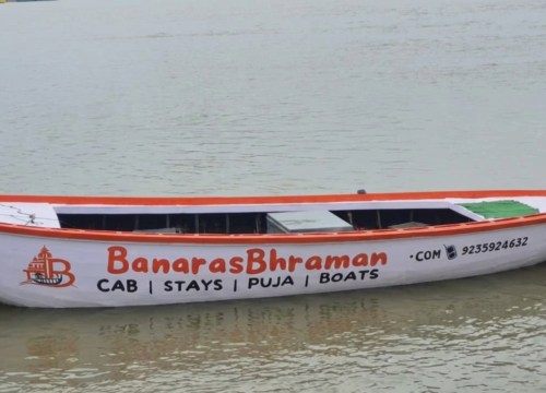 Pickup from NAMO Ghat | Private Boat Ride for Evening Ganga Aarti