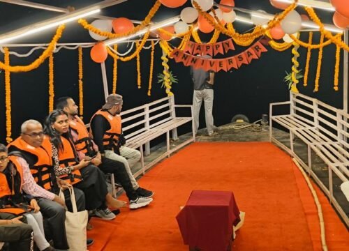 Decorated Boat for Surprise Event - Birthday|Anniversary in Varanasi